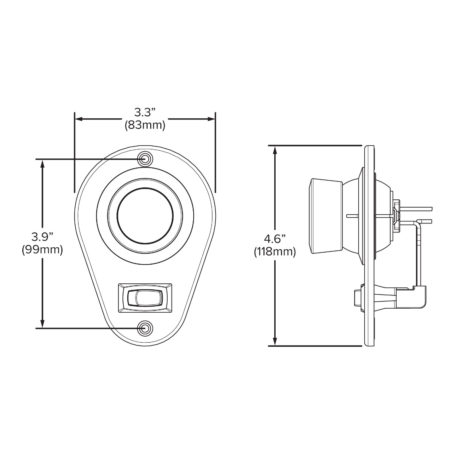 Swivel Reading Light - Hamsar - A Methode Electronics Company